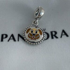 Pandora Dog Animal Printing Exclusive Dangle Charm Pendant